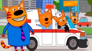 ТРИ КОТА - СКОРАЯ ПОМОЩЬ. Мультики для детей три кота