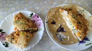 Омлет с овощами в аэрогриле