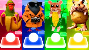 ШИМПАНЗИНИ БАНАНИНИ 🆚 ШПИОНИРО ГОЛУБИРО 🆚 ПИПИ КОРНИ 🆚 ПИПИ ПОТАТО | Tiles Hop №306