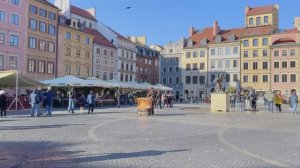 Польша. Пешеходная экскурсия по Варшаве в формате 4К
