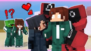 Джей Джей и Майки успешно убегают из игры с кальмарами! – Анимация для Майнкрафта