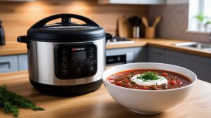 Борщ по-домашнему в мультиварке