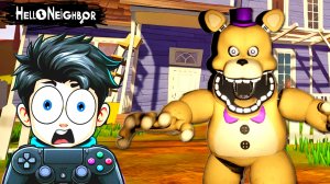 ФРЕДБЕР ЖИВЕТ У МЕНЯ ПО СОСЕДСТВУ И ЧТО-ТО СКРЫВАЕТ ► FredbearRunaway (Hello Neighbor)