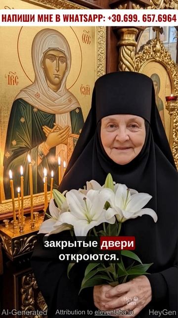 Святая Матрона молится за тебя. Твоя боль закончится, твои слёзы высохнут, закрытые двери откроются. смотреть онлайн