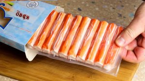 Готовлю их за 5 МИНУТ!Сразу ДВА ХОДОВЫХ салат с КРАБОВЫМИ палочками!Вы всё поймёте, когда попробуете