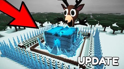 ПОСТРОИЛ  СНЕЖНУЮ БАЗУ в игре 99 НОЧЕЙ В ЛЕСУ РОБЛОКС / ОБНОВЛЕНИЕ СНЕЖНОГО БИОМА / топ игры