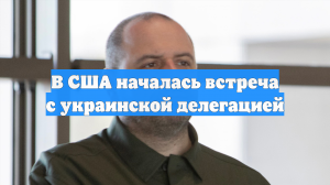 Умеров заявил, что встреча украинской делегации с Уиткоффом и Рубио началась