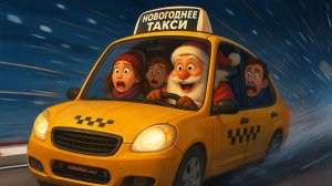 Детская новогодняя песенка про машинки. Новогоднее такси! Песни про технику. Новый год 2026