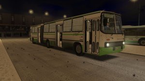 Поездка на Ikarus-280.33M по маршруту №677 по карте Москва Север 2.0