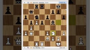 Наш Володар Мурзин ошибается в партии с топовым американским гроссмейстером