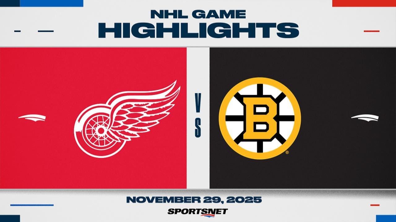 30.11.2025 | ОБЗОР МАТЧА | Бостон Брюинз - Детройт Ред Уингз | Highlights