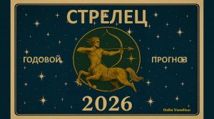 СТРЕЛЕЦ - ОБЩИЙ АСТРОЛОГИЧЕСКИЙ ПРОГНОЗ НА 2026 г.