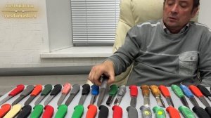 Финки из резинопластика: классические формы и современные материалы.