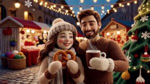 Новогодня сказка вязанный мультик