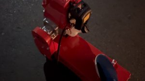 Обзор на приставку к снегокату с четырёхтактным двигателем 2л.с. часть2. Заведенный двигатель.