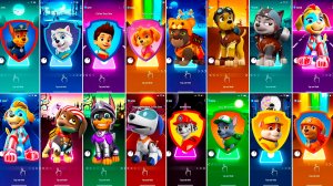 Мультики для Детей Щенячий Патруль Tiles Hop - ГОНЩИК, ЭВЕРЕСТ, РАЙДЕР, СКАЙ