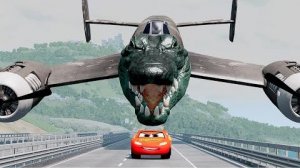 Эпический побег из Молнии Маккуина, Пожирателя роботов, Бомбардира-Кркодило, Пожирателя матерей