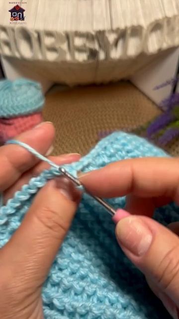 Как шапочку обвязала. в этом ролике я показала