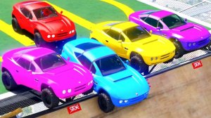 Мультики про машинки с Человеком-пауком и Супергероями для Детей и Малышей