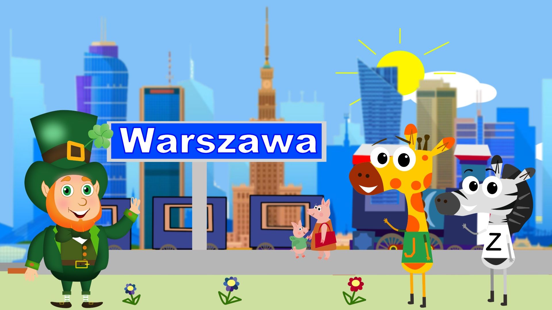 Польская детская песня "Издалека идёт поезд" смотреть онлайн