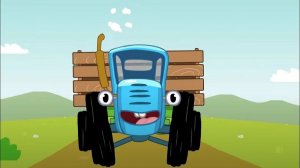 Песенка синий трактор мультик обучалки развивашки