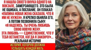 Я нашла внука на вокзале, замерзающего. Он успел сказать лишь одно «Это папина новая жена…