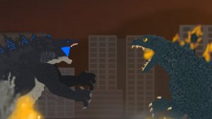 Годзилла 2014 VS Годзилла 2001