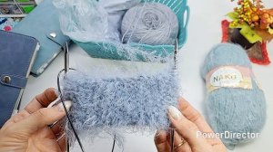 СП "12 месяцев в шкафу" ноябрь// Фантазийная пряжа// Жилет спицами