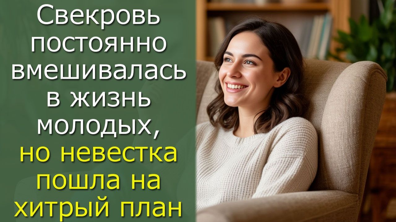Свекровь постоянно вмешивалась в жизнь молодых, но невестка пошла на хитрый план смотреть онлайн