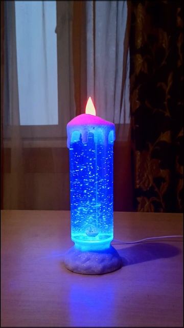 Светильник Свеча новогодняя. Зимняя .mp4