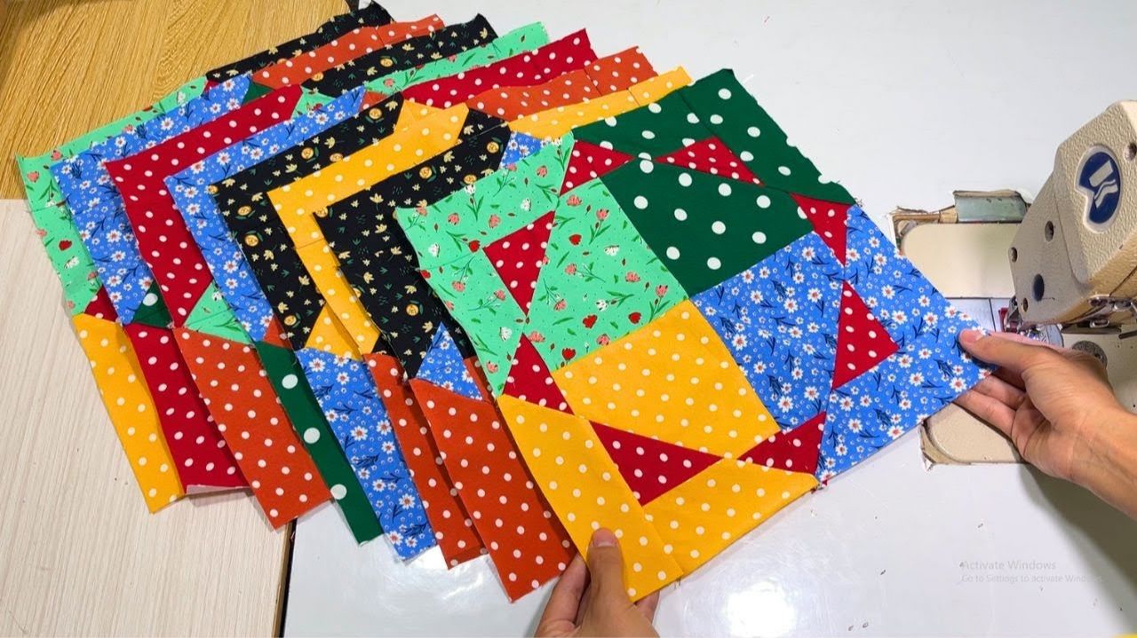 💡 Секрет, который поразит ваше воображение! Потрясающая идея квилт-блока. Обязательно попробуйте! смотреть онлайн