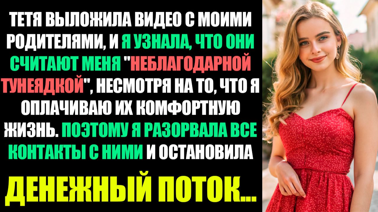 ТЕТЯ ВЫЛОЖИЛА ВИДЕО С РОДИТЕЛЯМИ, И Я УЗНАЛ, ЧТО ОНИ СЧИТАЮТ МЕНЯ ХАЛЯВЩИКОМ... смотреть онлайн