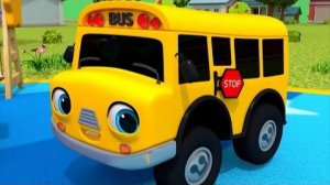 Колеса в автобусе - Детские песенки - Детские стишки и песенки для детей