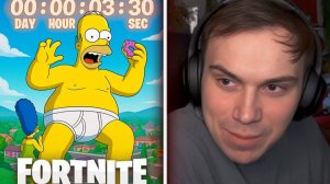 ГЛЕБ на ИВЕНТЕ СИМПСОНОВ в Fortnite (Витя) | Sasavot