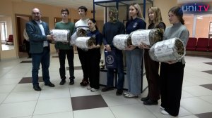 Студенты плетут сети для защиты и маскировки СВОих