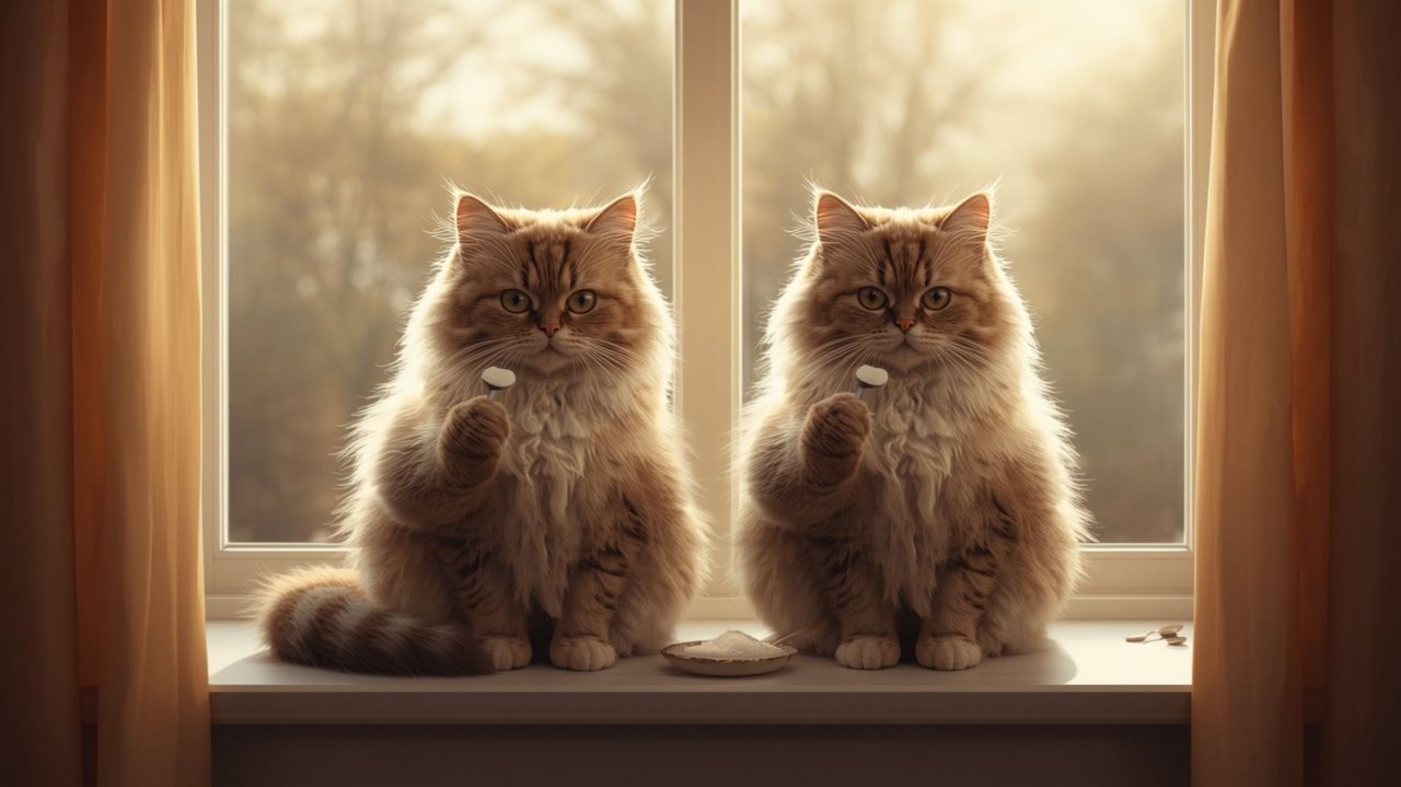 История из жизни. Коты жрут сахар?