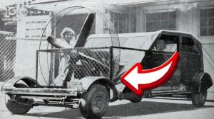 Пневматический автомобиль из начала прошлого века.