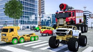 Пожарная машина Фрэнка помогает вызвать такси | Команда сержанта Лукаса спасает друзей