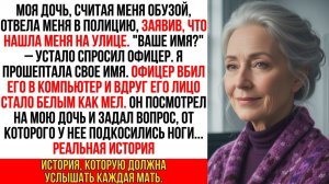 Дочь привела свою старую мать в полицию, заявив, что нашла ее на улице, но когда она узнал