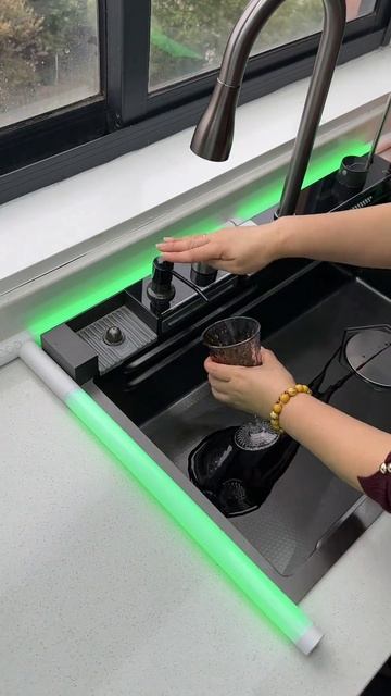 Современная кухонная мульти функциональная мойка #технологии @27255946554