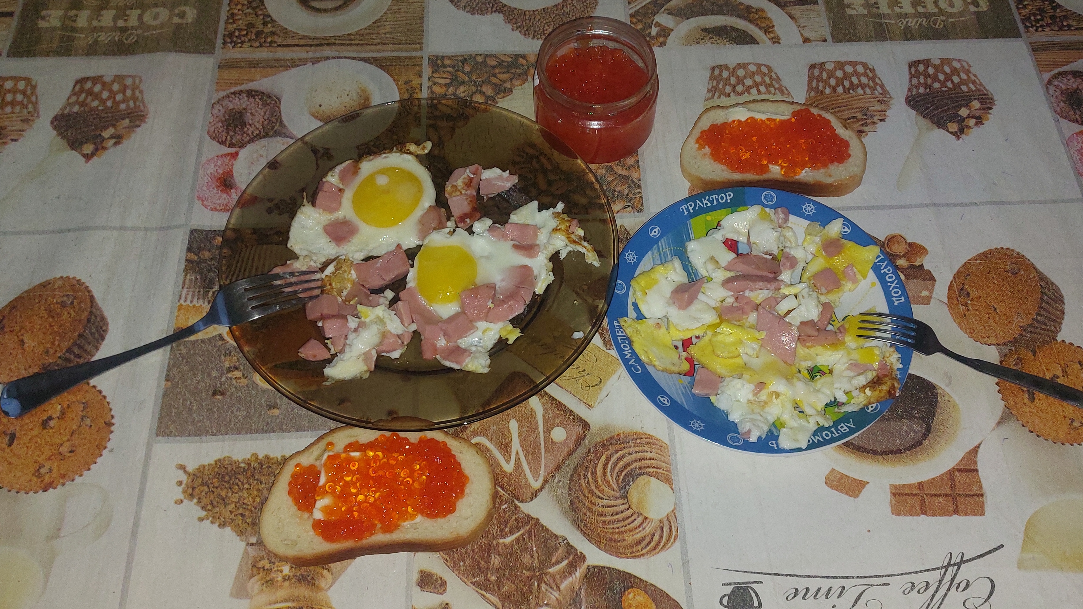 Приготовление яишницы