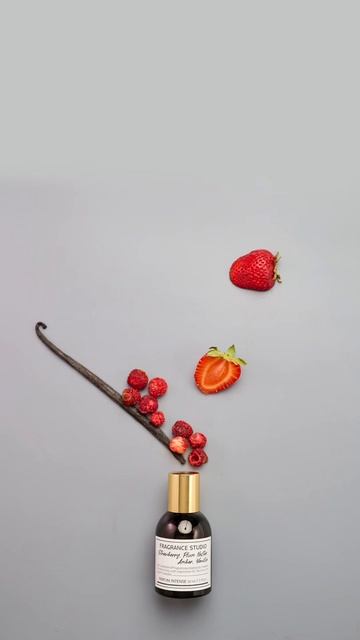 Fragrance Studio Strawberry Plum Nectar Amber Vanilla красный румянец на щекахарт. 432706934