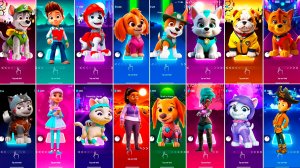 Мультики для Детей Щенячий Патруль Tiles Hop - РОККИ, РАЙДЕР, МАРШАЛЛ, СКАЙ, ТРАКЕР, ЭВЕРЕСТ