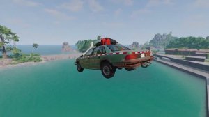 ЭПИЧЕСКАЯ ПОЛОСА ИСПЫТАНИЙ В БИМКЕ, прыжки с рампы, BeamNG