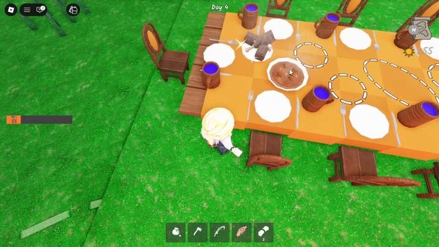 ПРАЗДНИЧНЫЙ УЖИН В ЛЕСУ! Roblox 99 Nights in the Forest смотреть онлайн