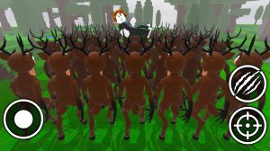 Играем за АРМИЮ ОЛЕНЕЙ в «99 ночей в лесу» Анимация Роблокс