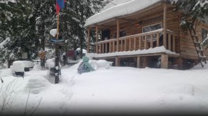 Хижина Сибиряка. Снежный ноябрь. Таежные хлопоты!