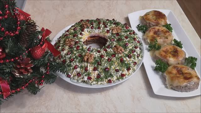 ШИКАРНЫЕ Котлеты в духовке с помидором и сыром.Салат с куриной печенью на Праздничный стол смотреть онлайн