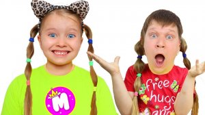 Милана весь день копирует папу или новый челлендж Поменяйся местами