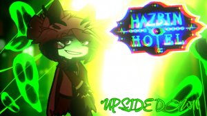 Reaction GACHA LIFE FNAF 9 to the song "UPSIDE DOWN" (GYNER)